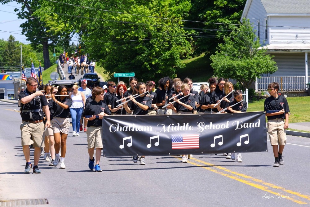 cms marching band on Rt. 66