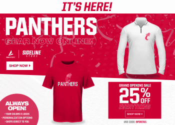It's Here! Panthers gear now online shop now always open 