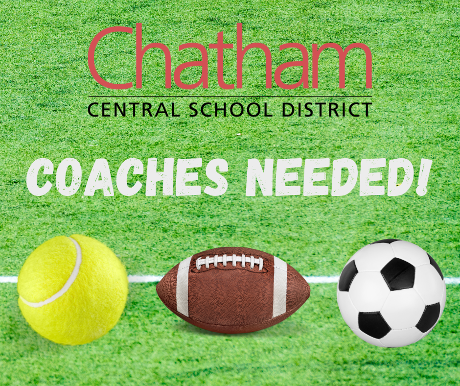 Coaches needed tennis ball, football, soccer ball
