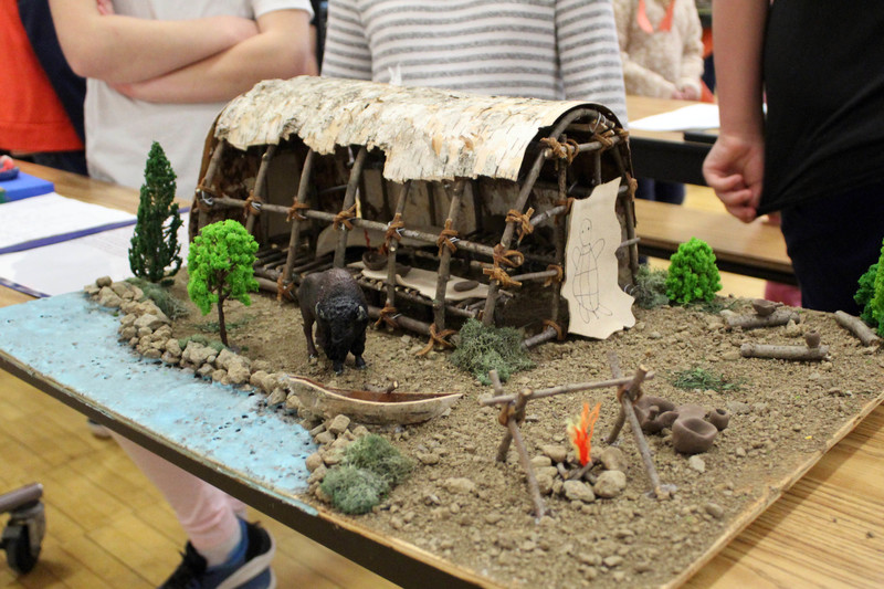 iroquois longhouse project 4th grade