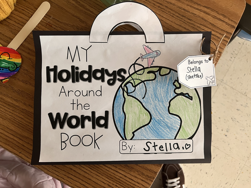 Holiday Book made by student