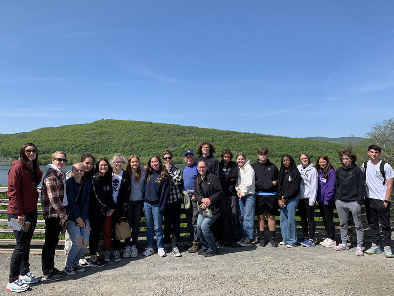 group photo at fort